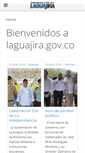 Mobile Screenshot of laguajira.gov.co